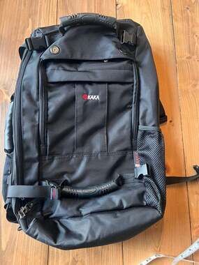 KAKA Travel Laptop Backpack Black 20-Inch